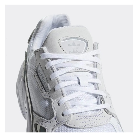BNIB Adidas Falcon Sneakers in Triple White - Picture 4 of 12
